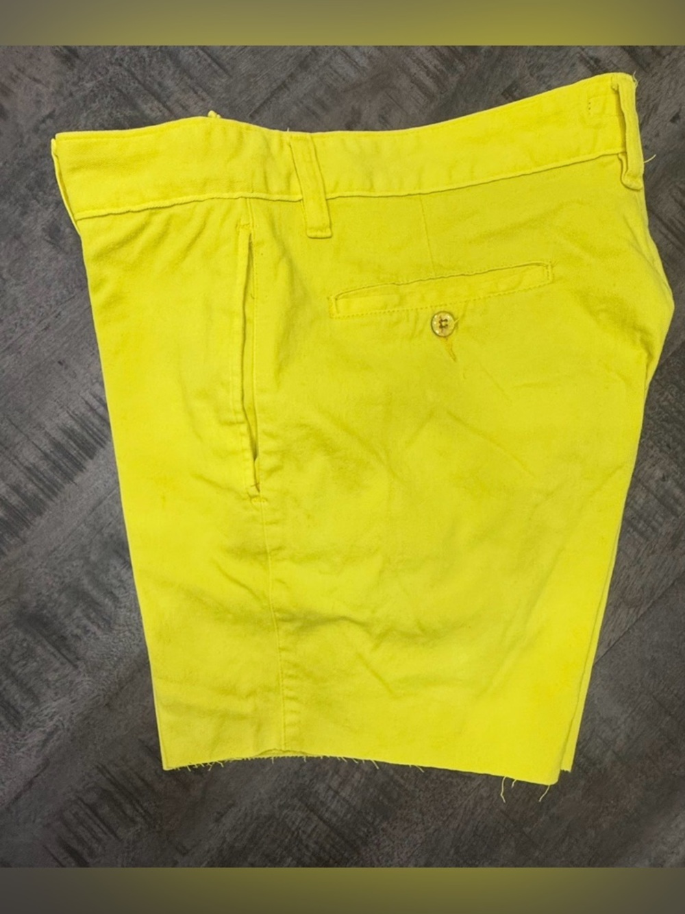 VINTAGE/Milano Bright Yellow Men's Chino Hybrid Shorts